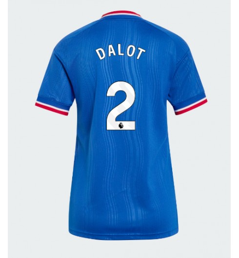 Manchester United Diogo Dalot #2 Venkovní Dres pro Dámské 2026-27 Krátký Rukáv Manchester United Diogo Dalot #2 Venkovní Dres pro Dámské 2026-27 Krátký Rukáv